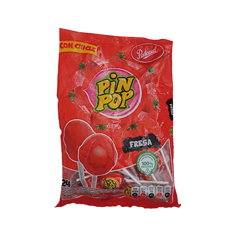 Pin Pop Pascual pastillas Fresa BOL 408G